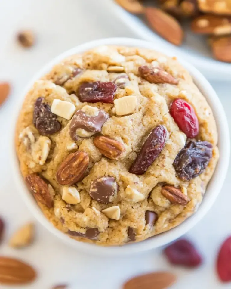 Homemade Trail Mix Protein Bar Cookies photo