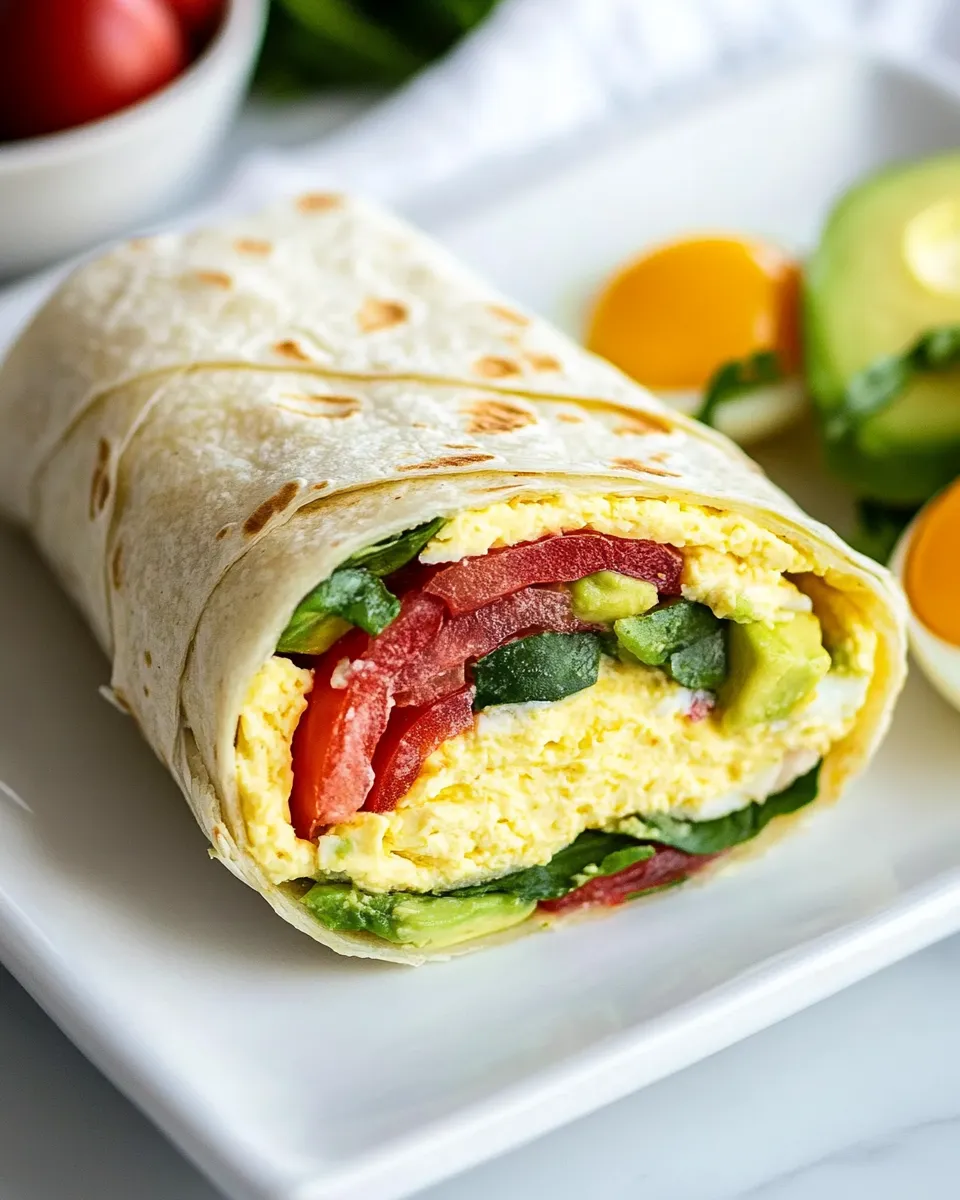 Homemade Turkey Avocado Egg Wraps recipe photo