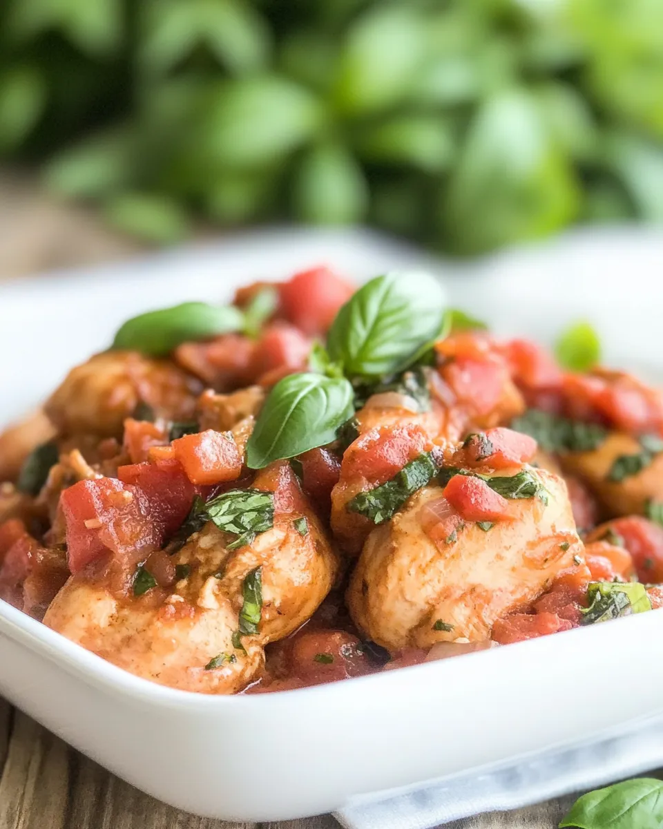 Easy Tuscan Basil Chicken recipe photo