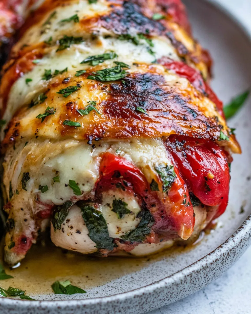 Homemade Tuscan Stuffed Chicken photo