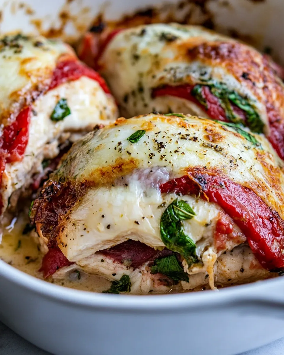 Easy Tuscan Stuffed Chicken recipe photo