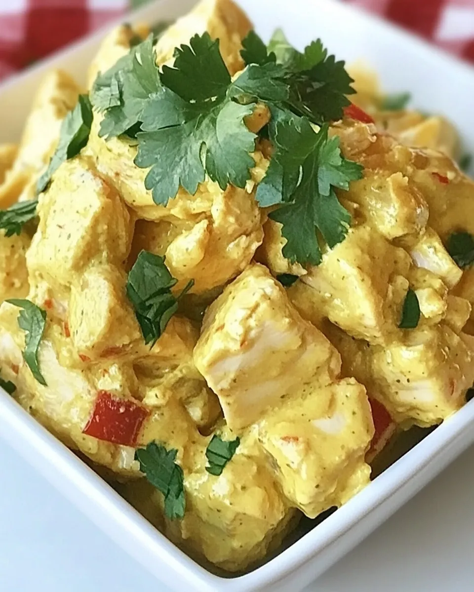 Delicious Ultimate Coronation Chicken plate image
