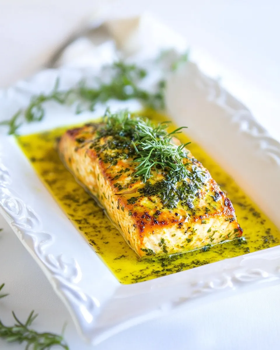 Homemade Uri Buri Lemon Turmeric Salmon photo