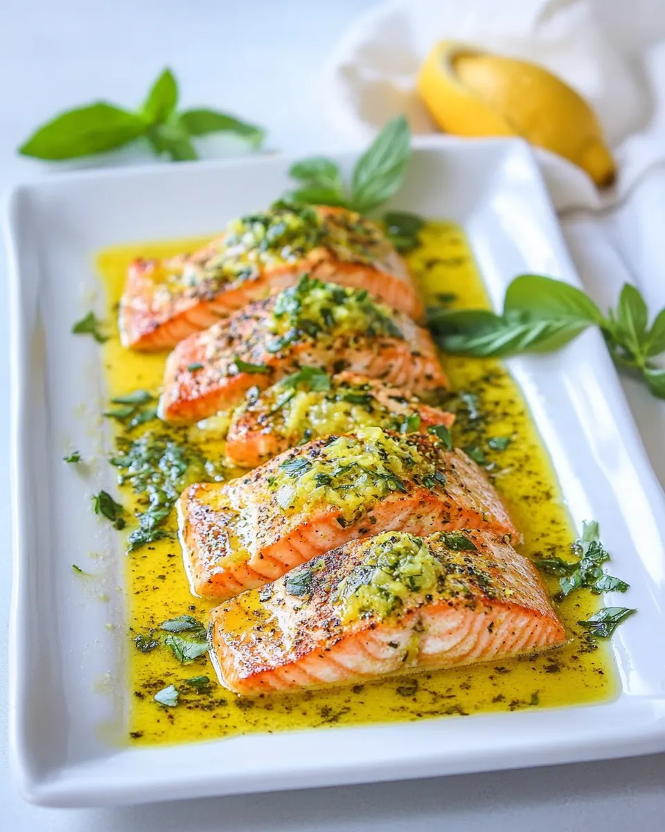 Easy Uri Buri Lemon Turmeric Salmon recipe photo