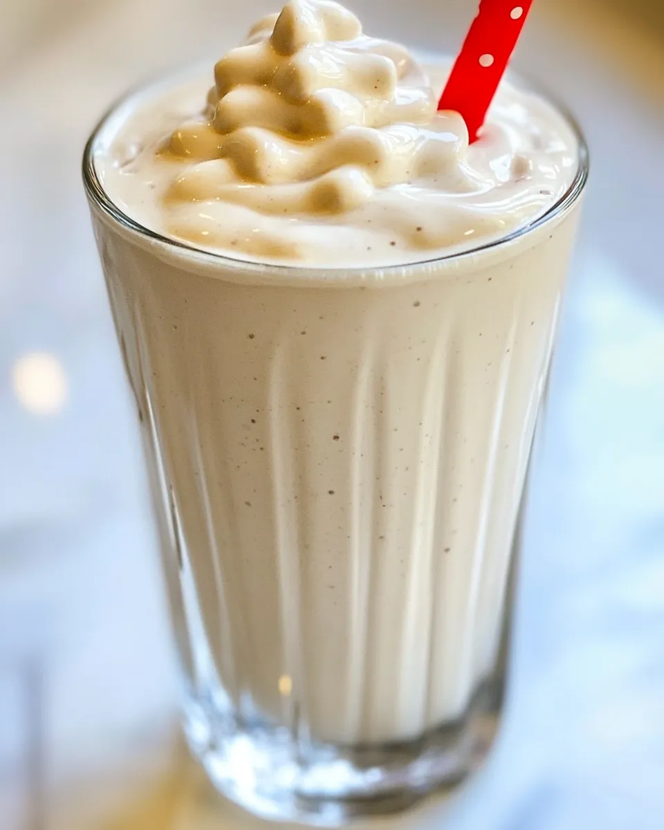 Homemade Vanilla Protein Frosty photo