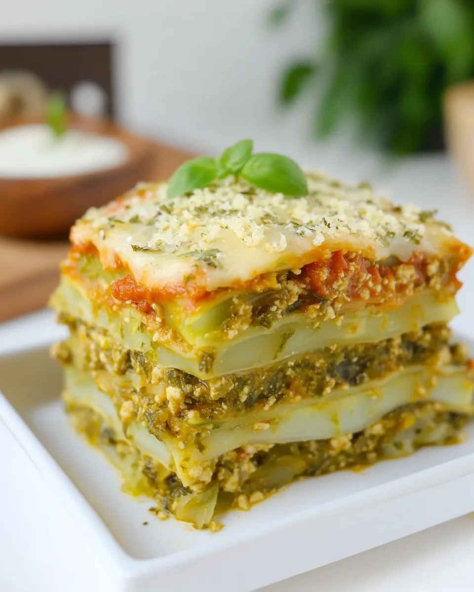 Homemade Vegan Cabbage Lasagna photo