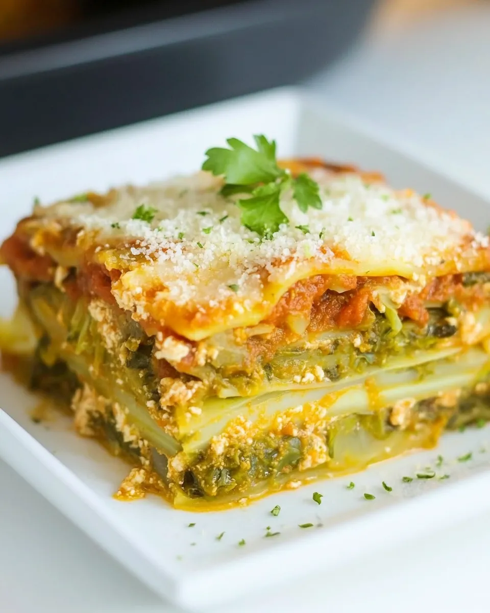 Easy Vegan Cabbage Lasagna recipe photo