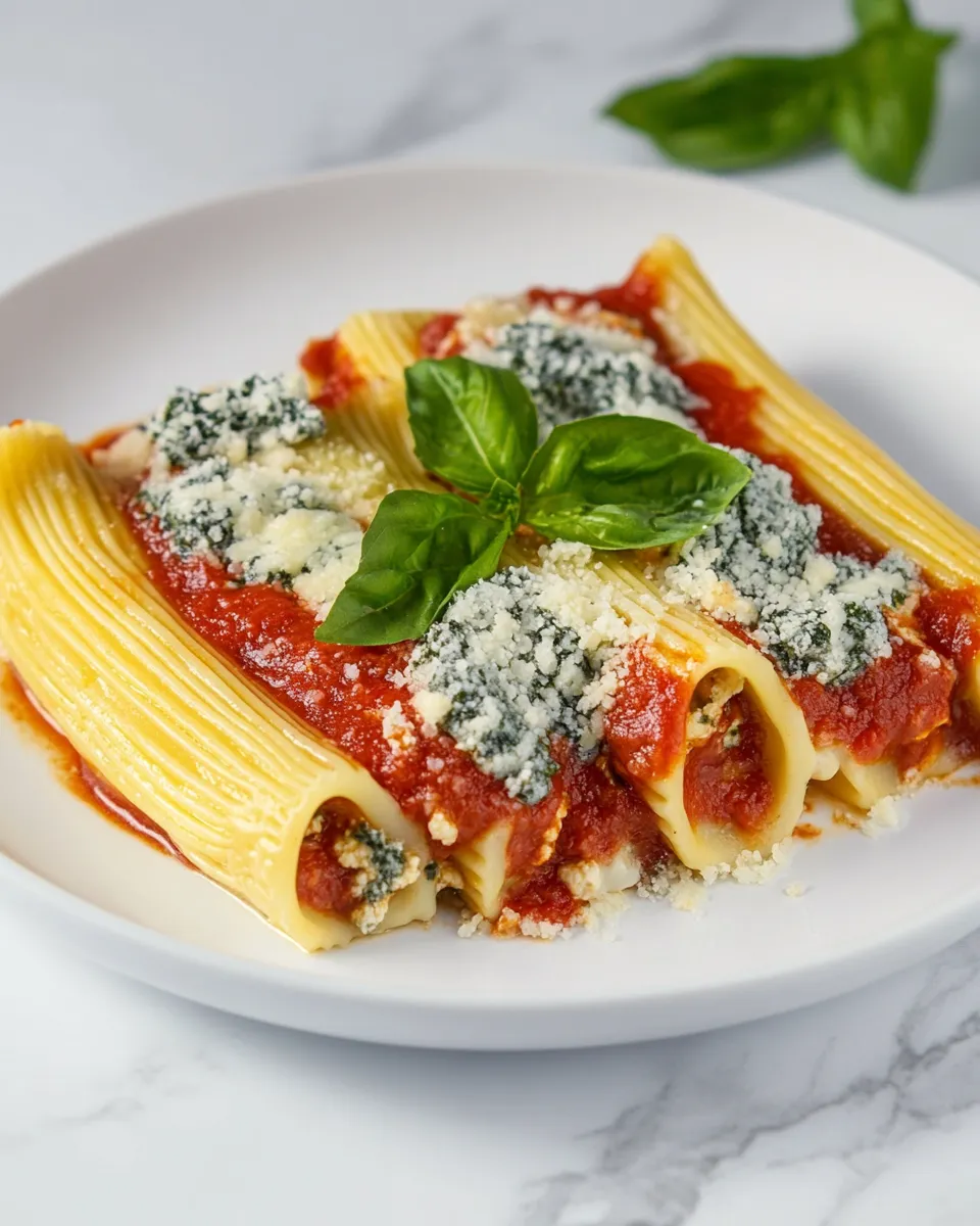 Classic Vegan Manicotti image