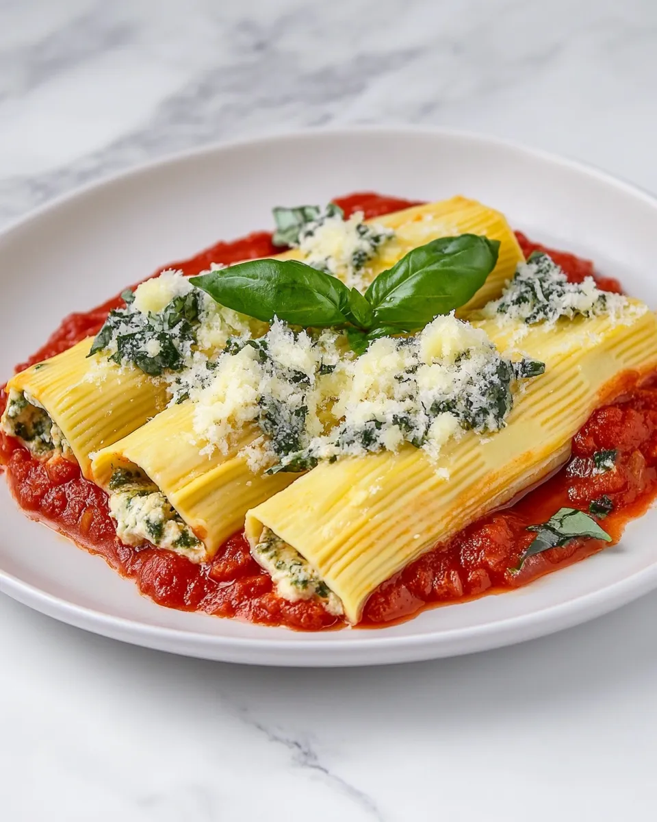 Easy Vegan Manicotti recipe photo