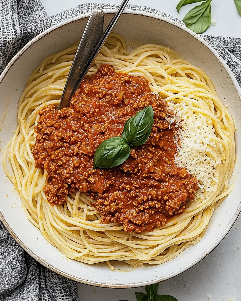 Easy Vegan Spaghetti Bolognese (Cauliflower Walnut Meat) photo