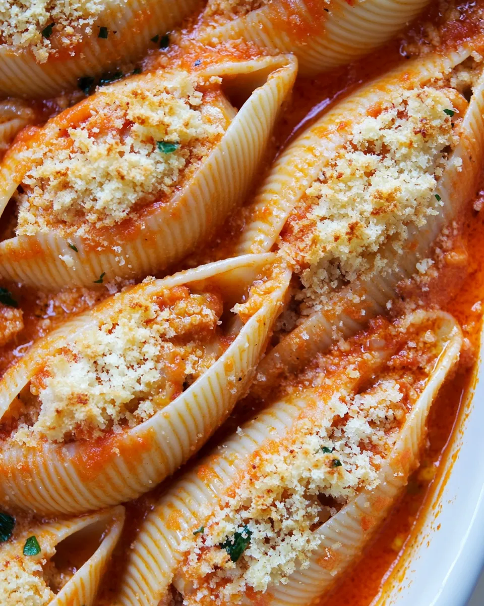 Easy Vegan Stuffed Shells recipe photo