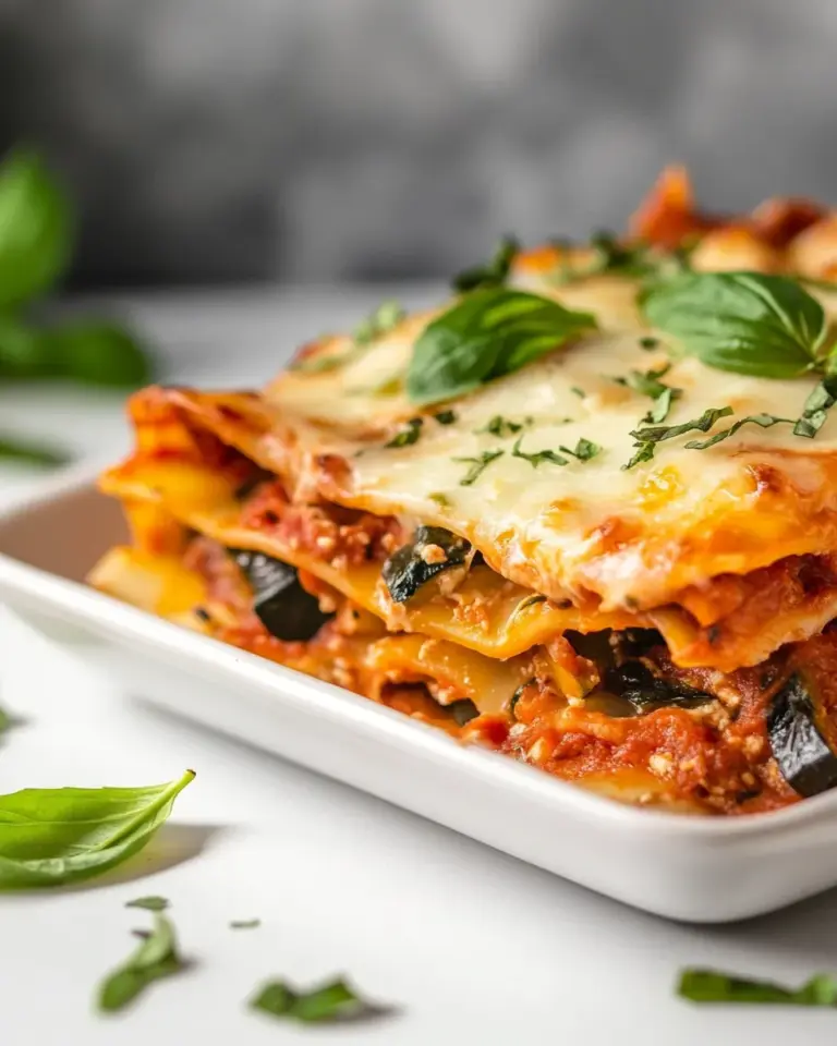 Homemade Vegetable Lasagna photo