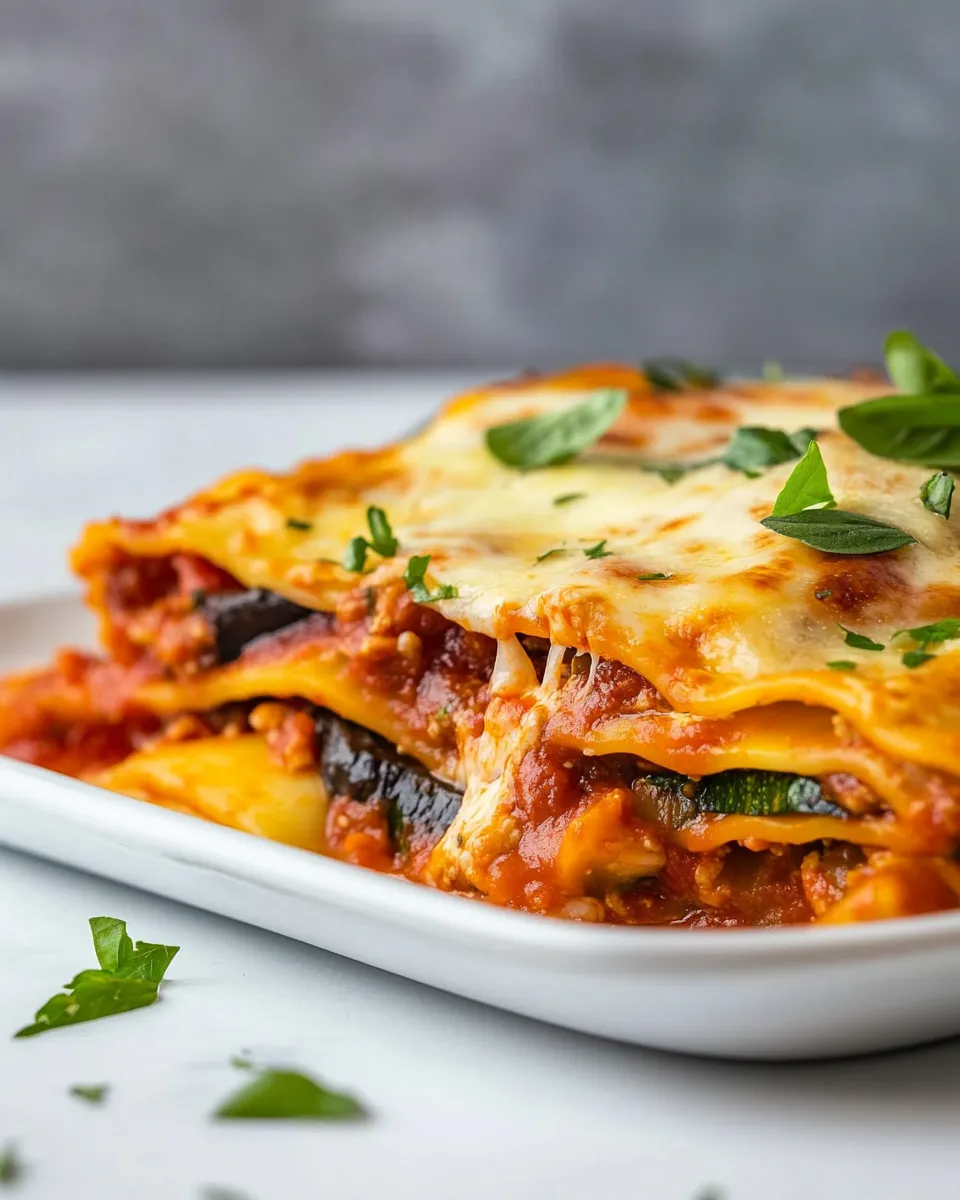 Classic Vegetable Lasagna image