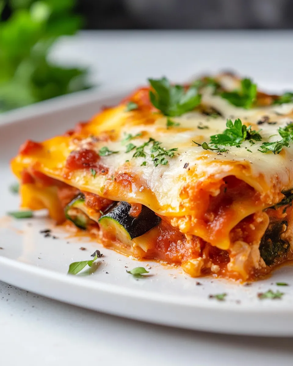 Easy Vegetable Lasagna recipe photo