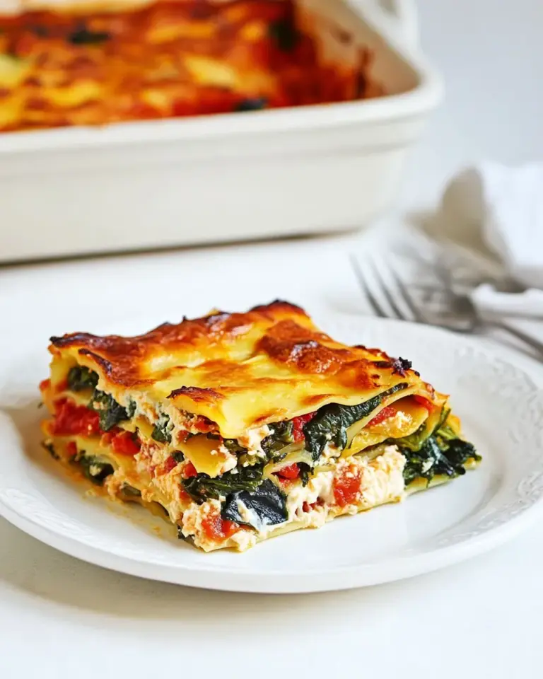 Homemade Vegetable Lasagna Recipe photo