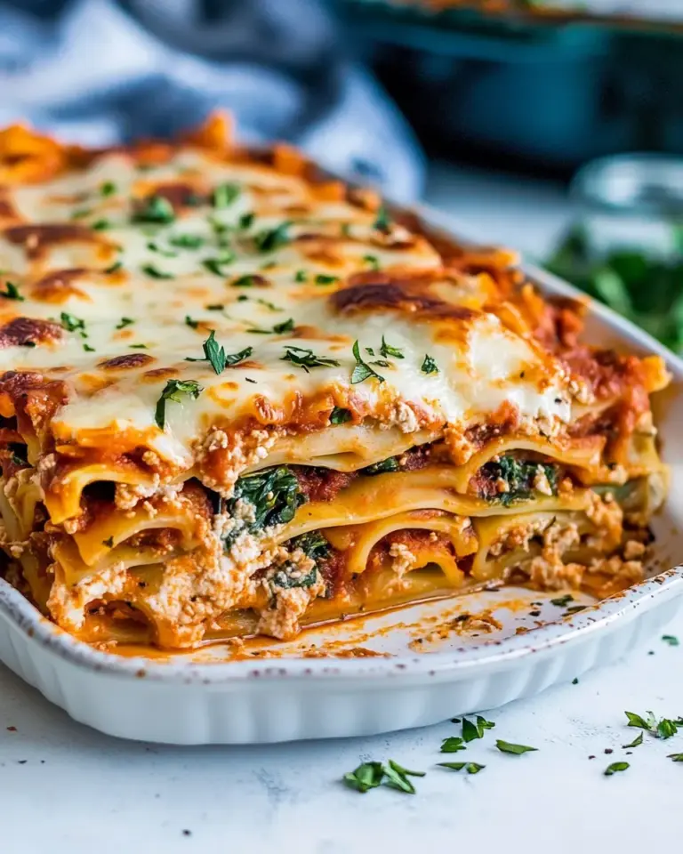 Homemade Vegetarian Lasagna photo