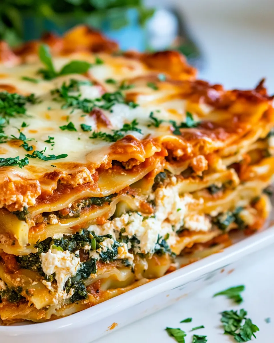 Easy Vegetarian Lasagna recipe photo