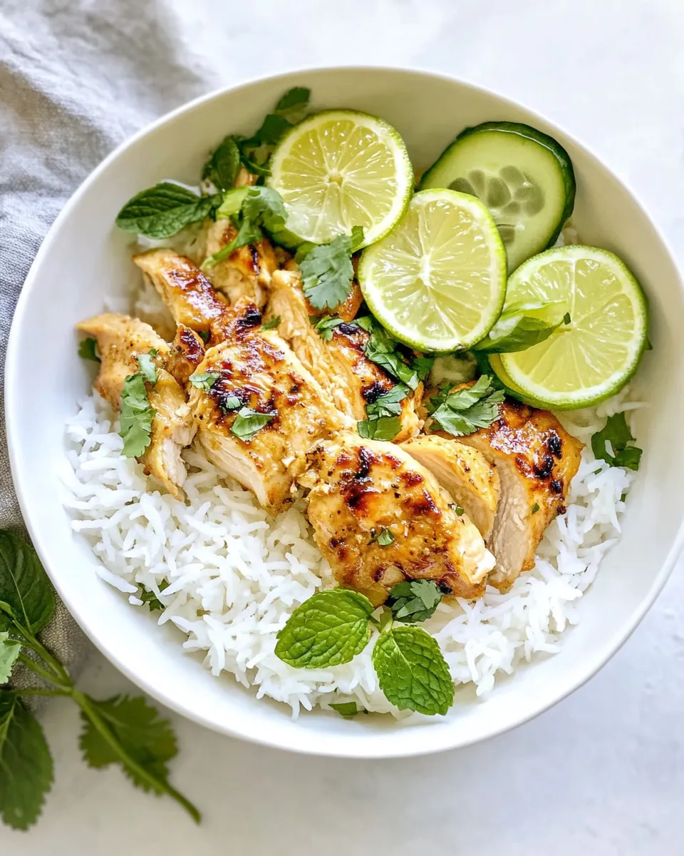 Homemade Vietnamese Chicken and Rice photo