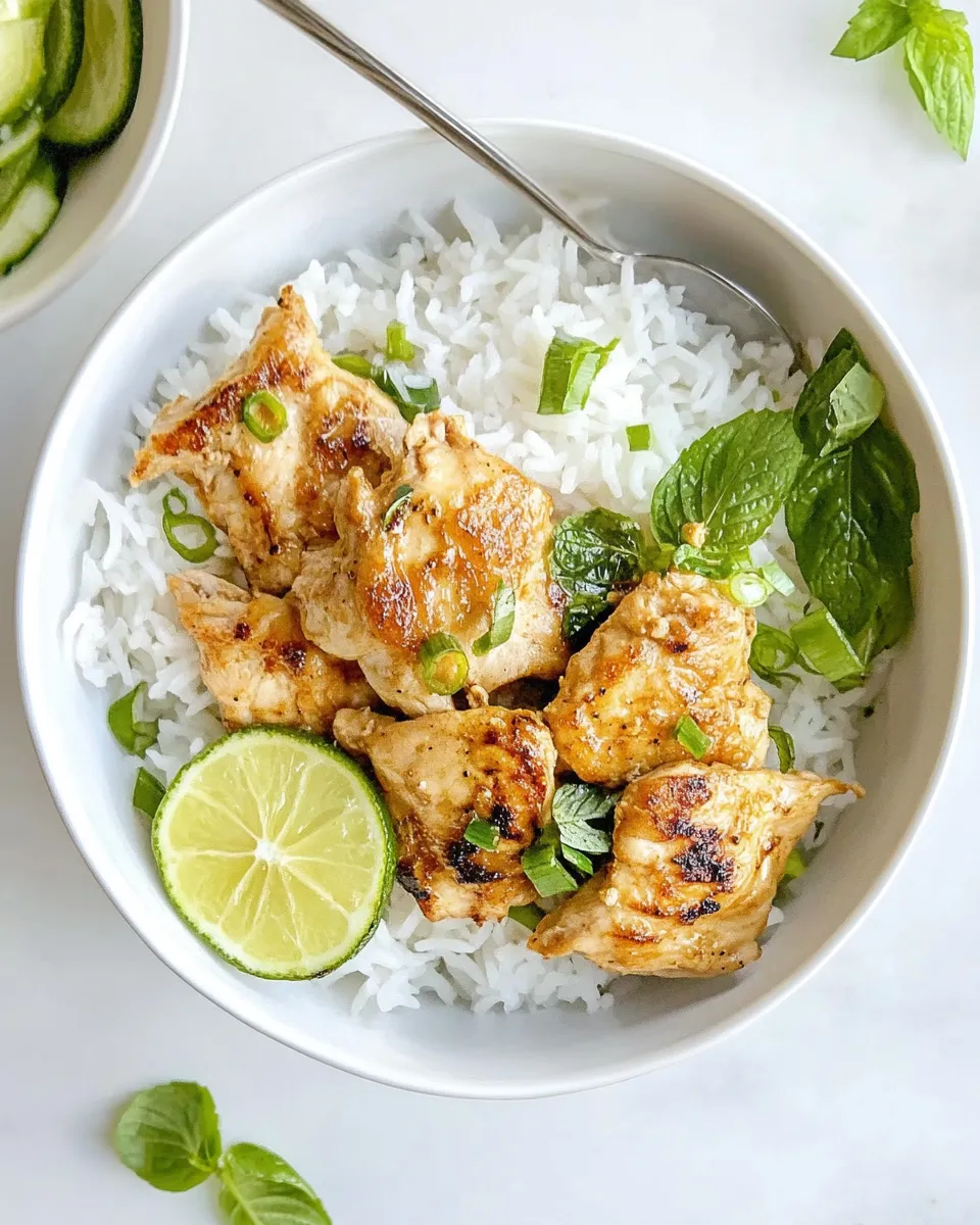 Easy Vietnamese Chicken and Rice dish photo
