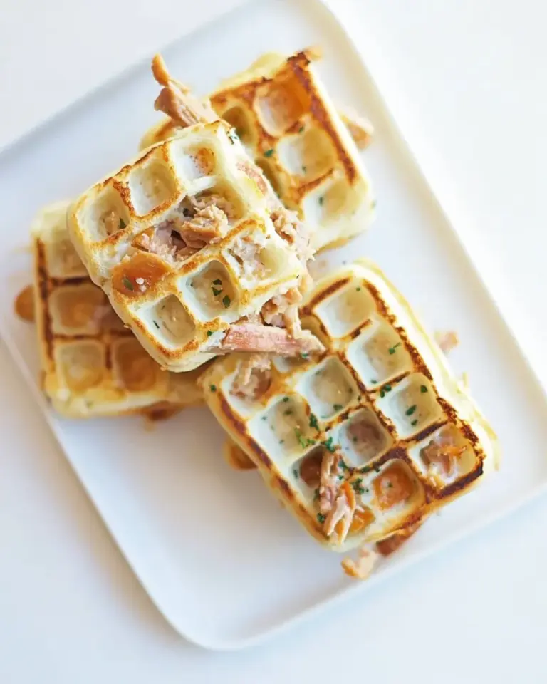 Homemade Waffled Tuna Melt photo
