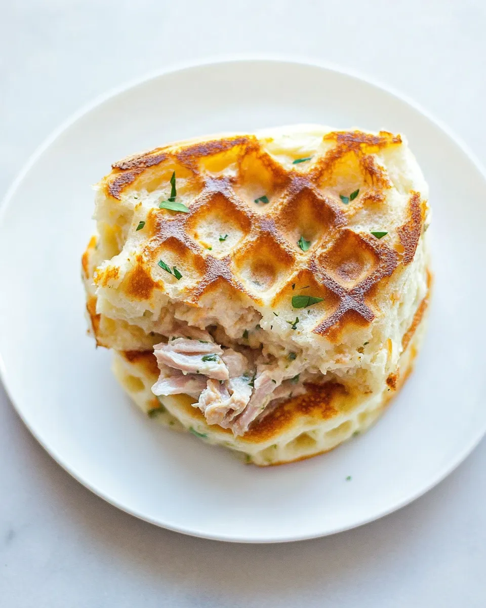 Classic Waffled Tuna Melt recipe image