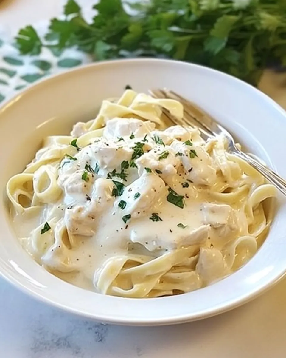 Quick Weeknight Fast Chicken Alfredo recipe photo