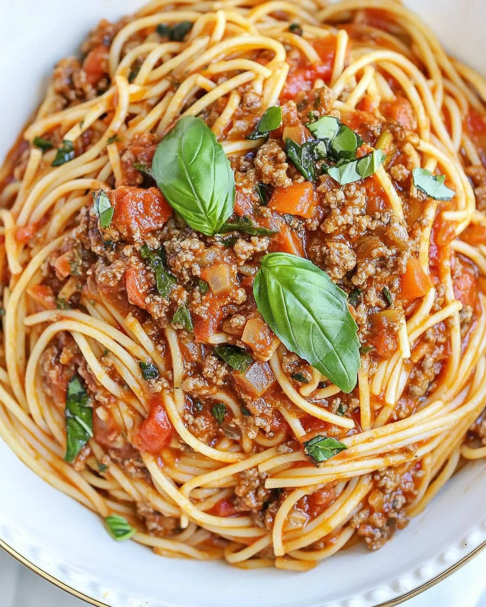 Classic Weight Watchers Spaghetti Bolognese image