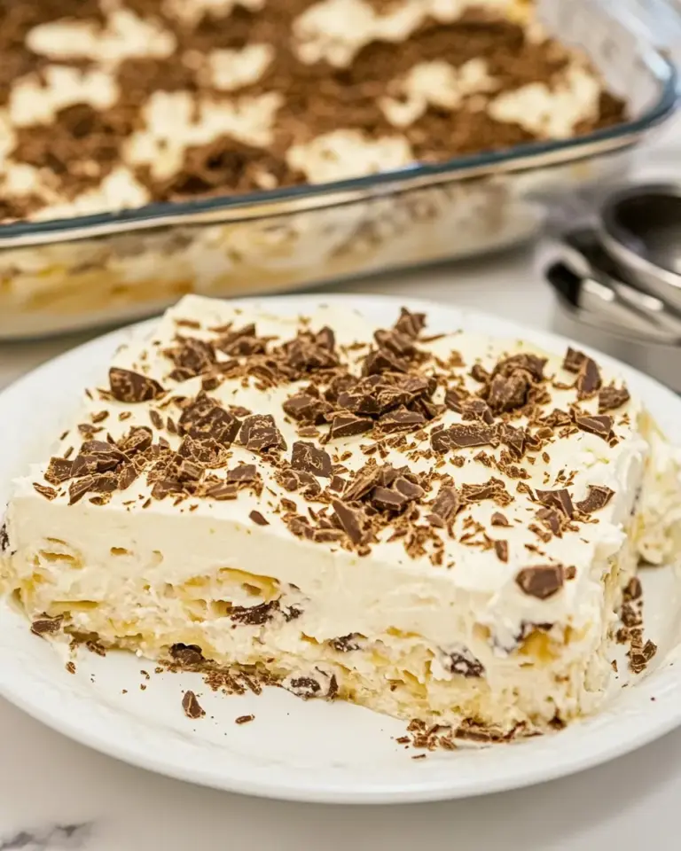 Homemade White Chocolate Lasagna photo