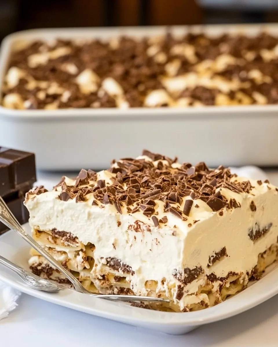 Classic White Chocolate Lasagna image