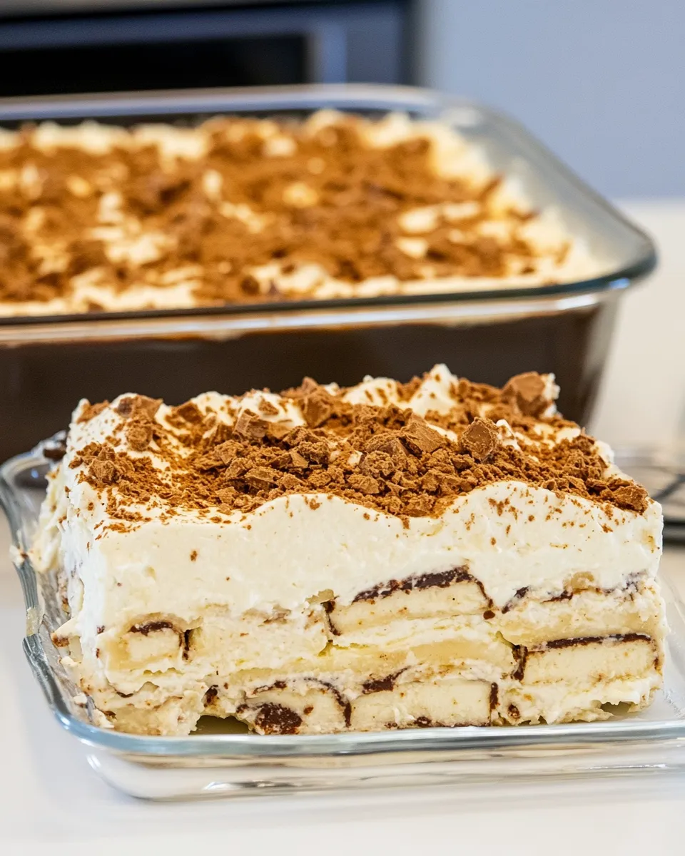 Easy White Chocolate Lasagna recipe photo