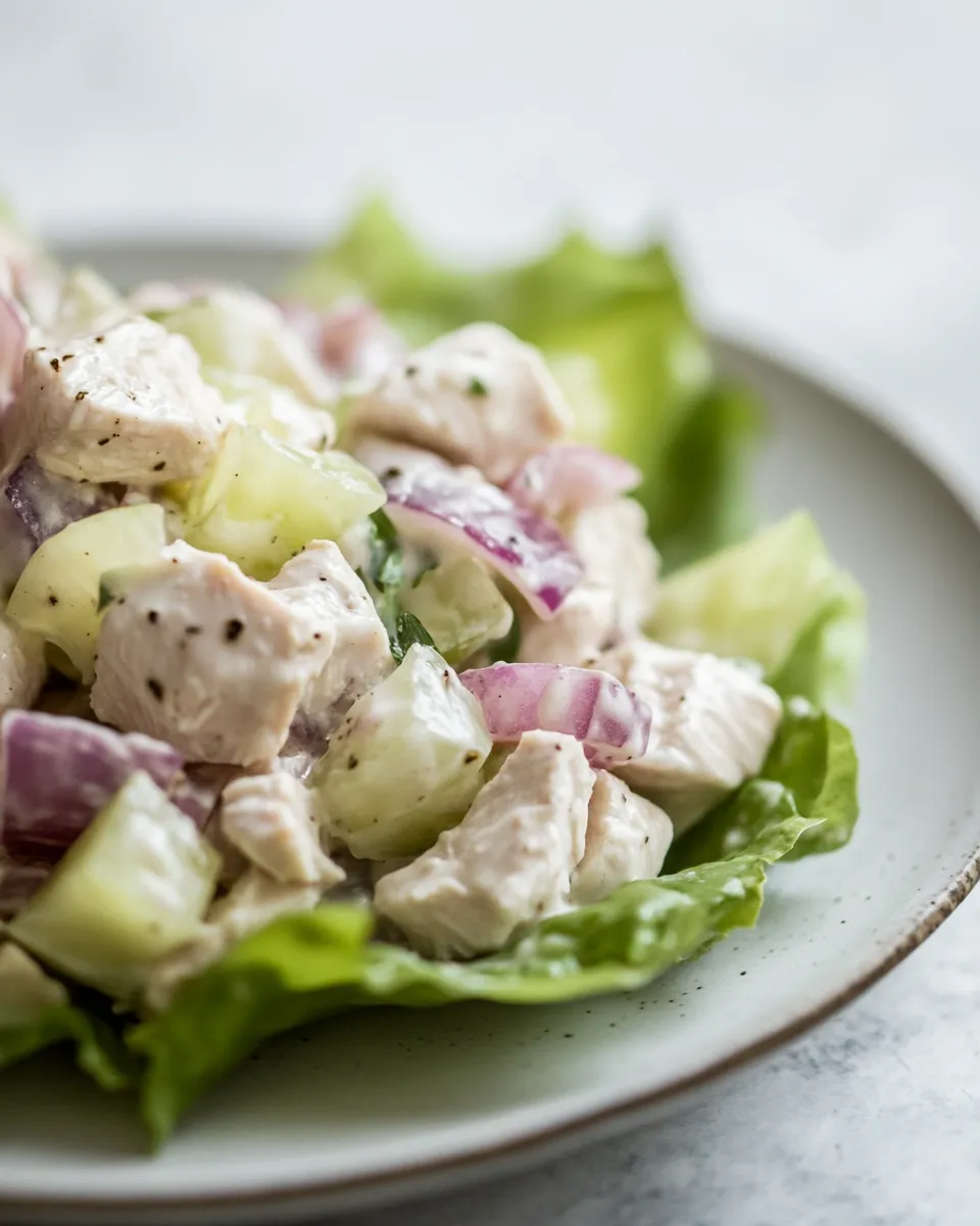 Delicious Whole30 Chicken Salad shot