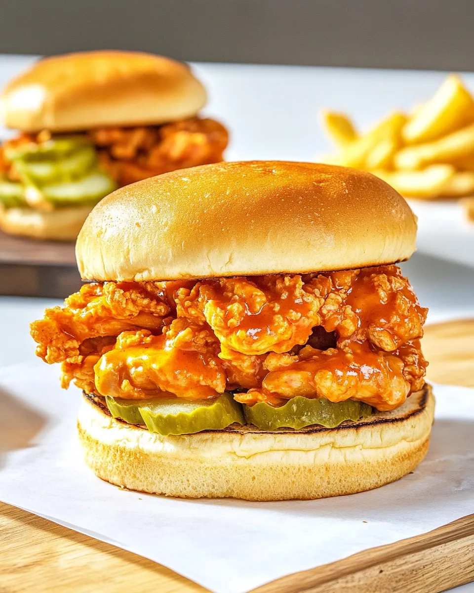 Delicious Wingstop Buffalo Chicken Sandwich Easy Copycat Recipe recipe photo