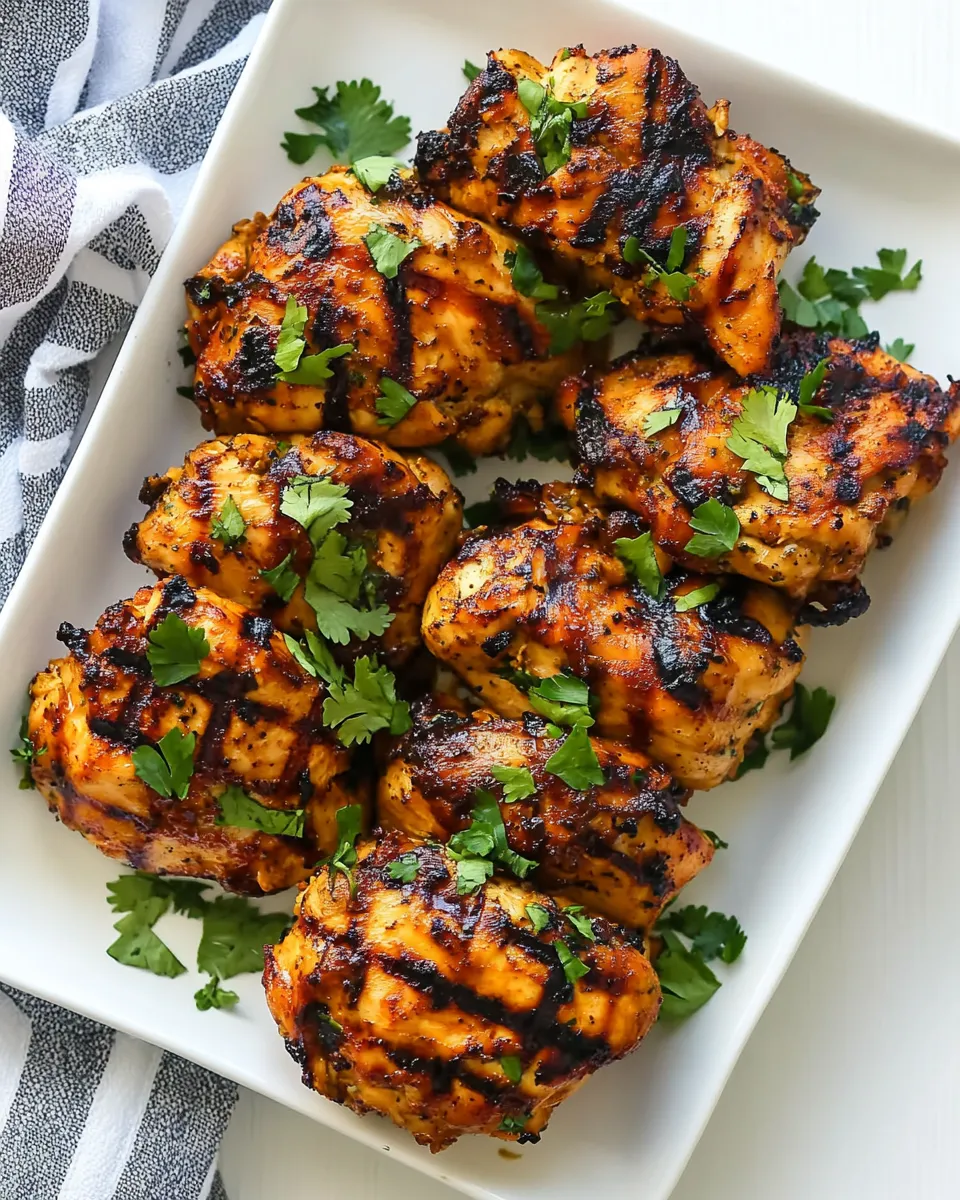 Healthy Yogurt Marinated Chicken shot