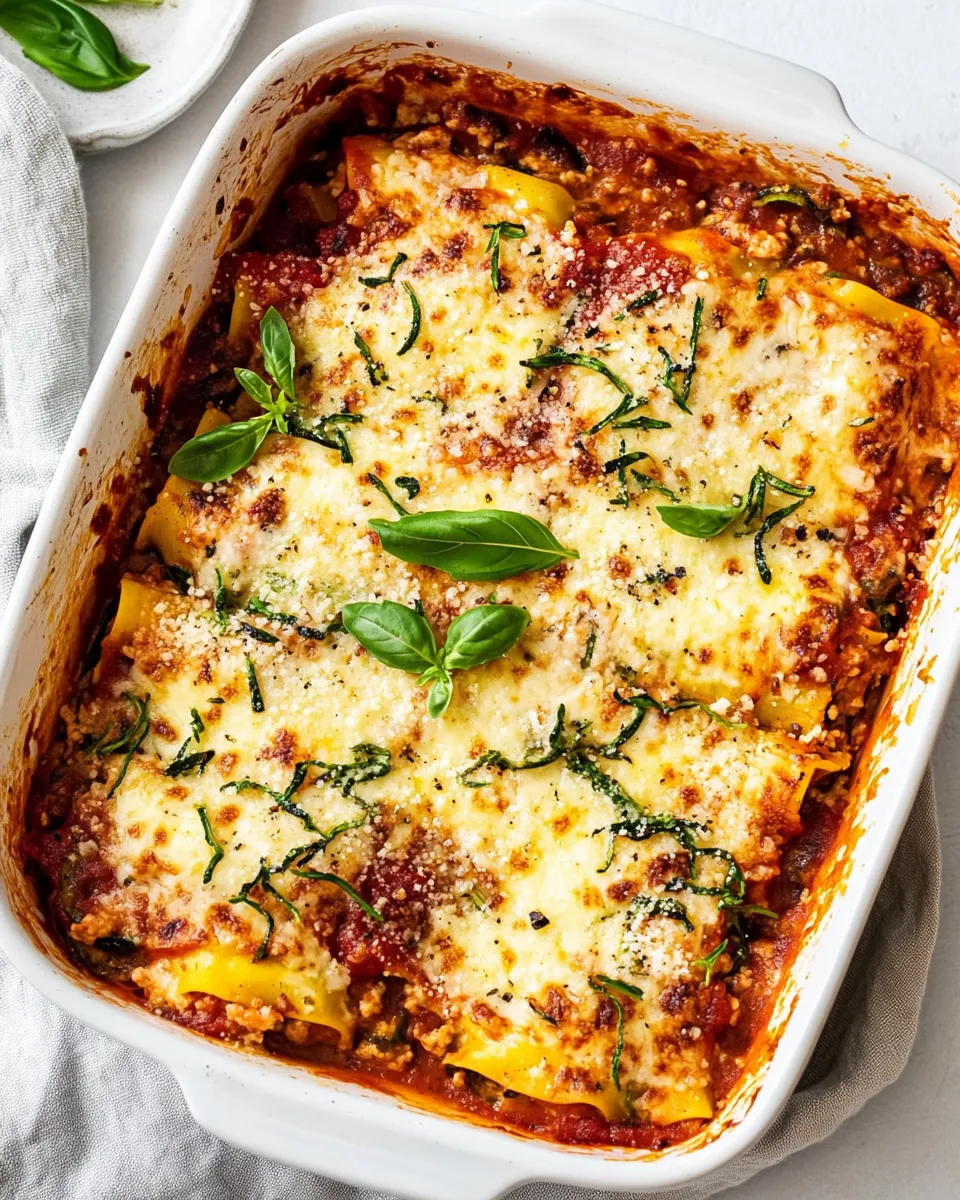 Easy Zucchini Lasagna recipe photo