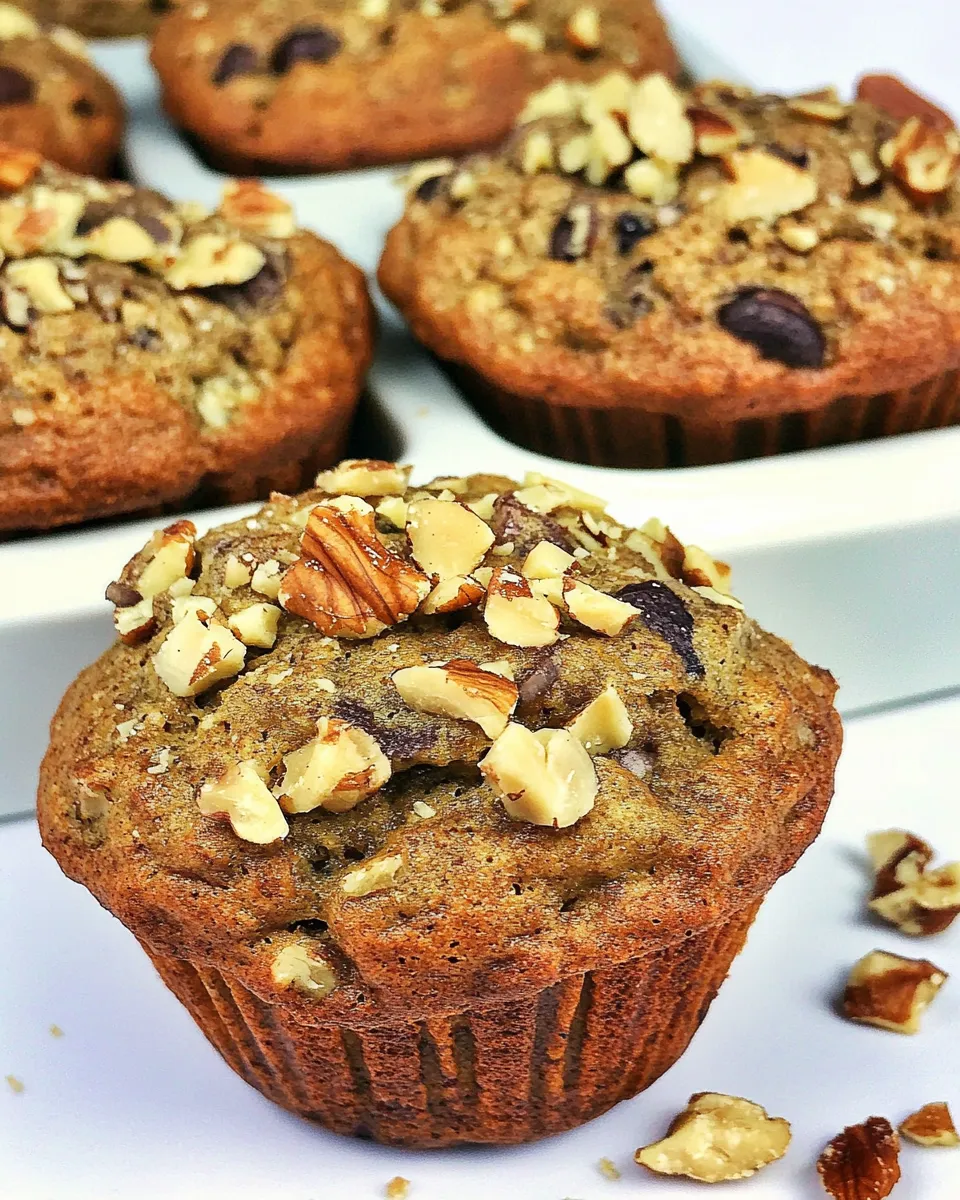 Delicious Zucchini Protein Muffins with Chopped Walnuts dish photo